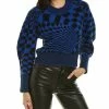 Best reviews of 🤩 Stella McCartney Geometric Pattern Wool-Blend Cropped Jumper for 👩 women 🧨