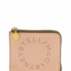Promo 💯 Stella McCartney Perforated Logo Zip Card Holder for 👩 women ✨
