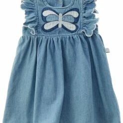Best Pirce 🛒 Stella McCartney Embroidered Ruffle 👗 Dress for kids 👍
