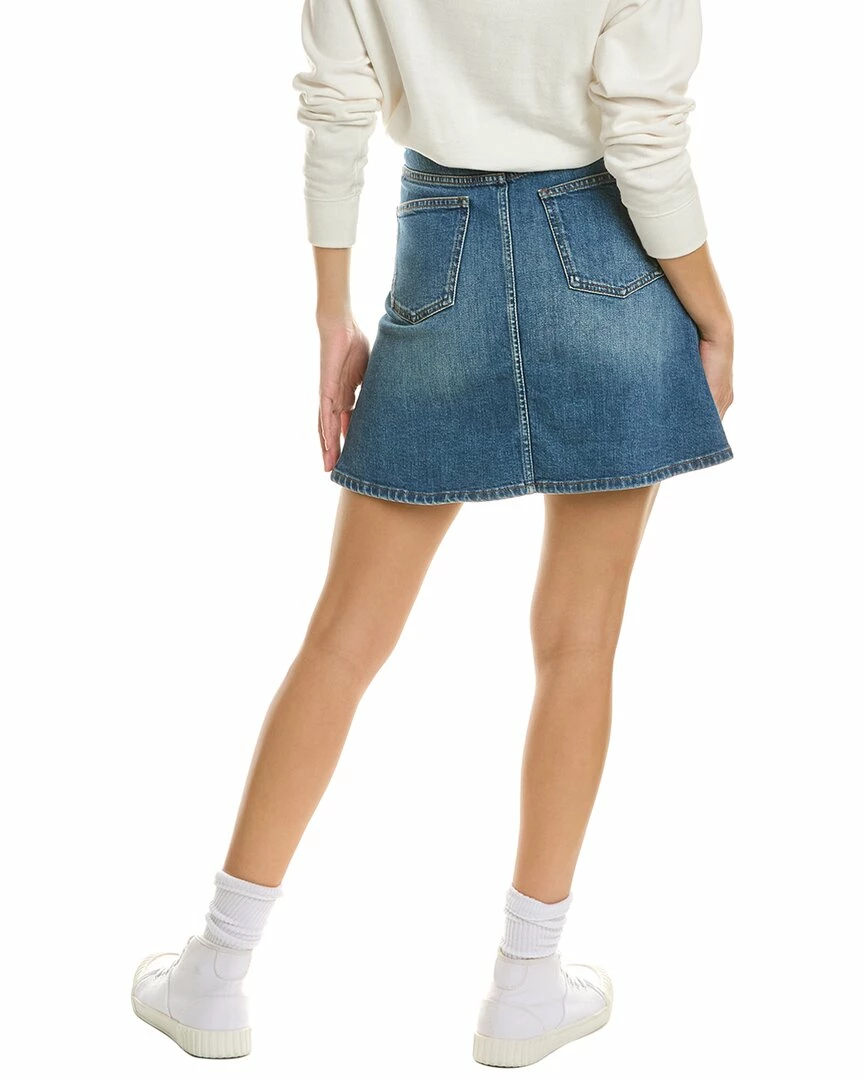 Outlet ✨ Stella McCartney Stone Blue Mini 👗 Skirt for 👩 women 😍 4 Outlet ✨ Stella McCartney Stone Blue Mini 👗 Skirt for 👩 women 😍 - Image 2