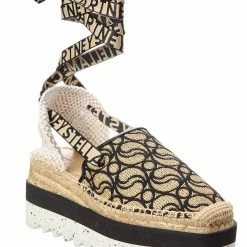 Best Sale 🤩 Stella McCartney Gaia S-Wave Platform Espadrille for 👩 women ⭐