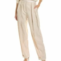 Cheap ⌛ Stella McCartney Ariana Linen-Blend Trouser for 👩 women 👏