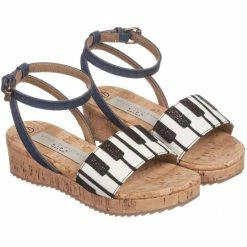 Top 10 😀 Stella Mccartney Kids - Piano Linda 🩴 Sandals In Black/White ⌛