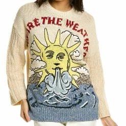 Hot Sale โ๏ธ Stella McCartney Conscious Capsule We Are The Weather Linen-Blend Sweater for ๐ฉ women ๐