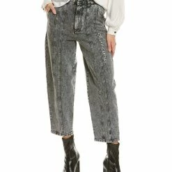 Best Sale 🌟 Stella McCartney Grey Galaxy Wash Straight Leg Jean for 👩 women 👏