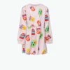 Budget 🌟 Stella Mccartney 👧 Girls - Ice Lollies Cotton Sweat 👗 Dress in Pink for kids 🛒