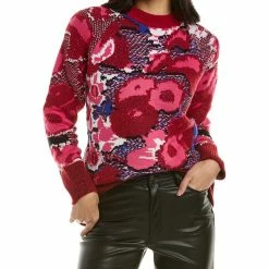 Buy ๐ Stella McCartney Floral Jacquard Wool-Blend Jumper for ๐ฉ women ๐
