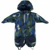 Budget 🤩 Stella Mccartney Kids - Baby Boy Camouflage Printed Snowsuit In Blue Multi ⌛