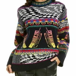 Promo 👍 Stella McCartney Keep-In-Touch Wool-Blend Jumper for 👩 women 😀