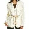 New 👏 Stella McCartney Ania Linen-Blend Jacket for 👩 women 🎁