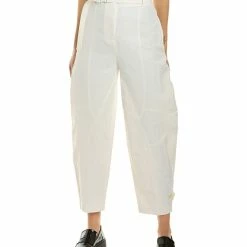 Outlet ⌛ Stella McCartney Daisy Linen-Blend Trouser for 👩 women 👍