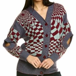 Discount ๐ Stella McCartney Geometric Wool-Blend Cardigan for ๐ฉ women โ