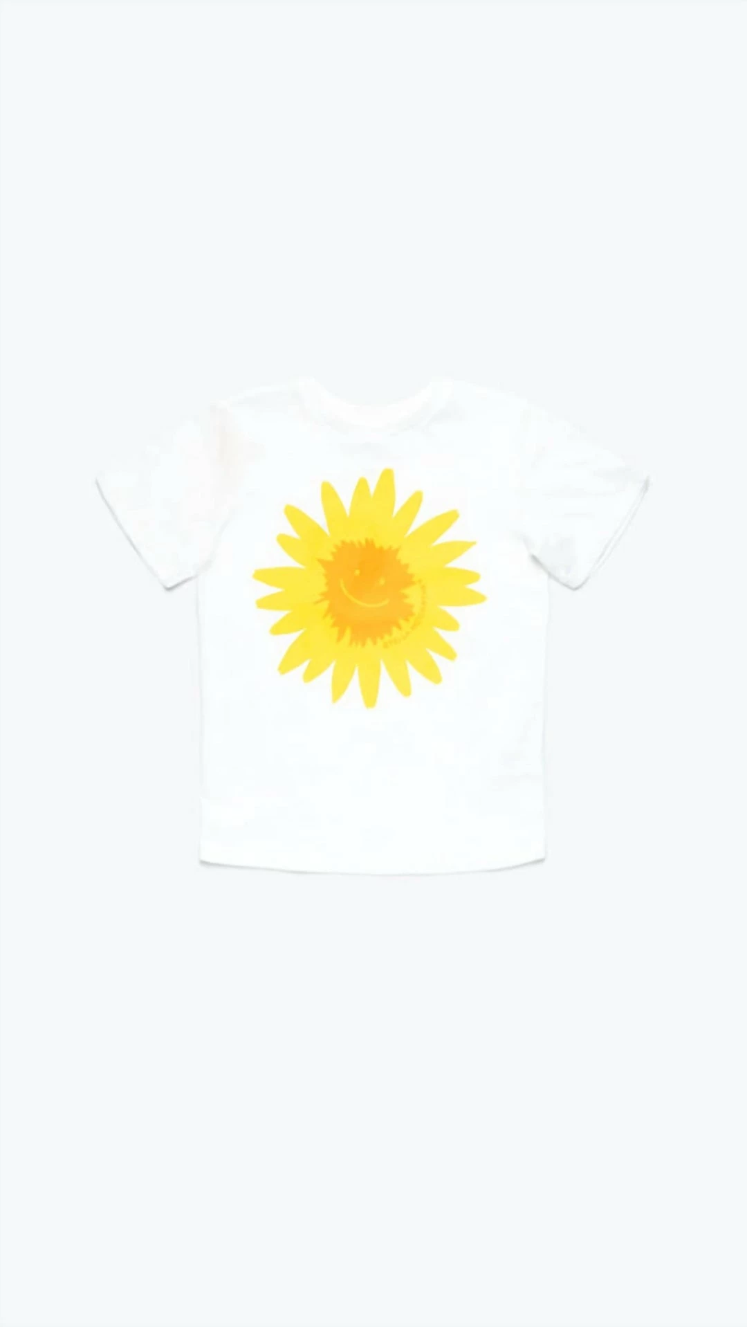 Outlet ๐ Stella Mccartney ๐ง Girls - Sunflower Cotton Jersey Tee in White for kids ๐ 3 Outlet ๐ Stella Mccartney ๐ง Girls - Sunflower Cotton Jersey Tee in White for kids ๐