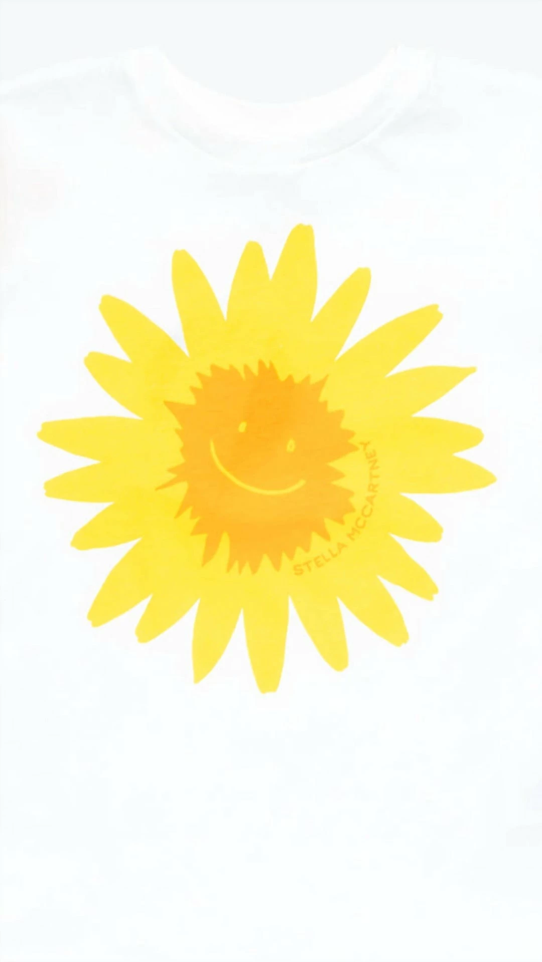 Outlet ๐ Stella Mccartney ๐ง Girls - Sunflower Cotton Jersey Tee in White for kids ๐ 5 Outlet ๐ Stella Mccartney ๐ง Girls - Sunflower Cotton Jersey Tee in White for kids ๐ - Image 3