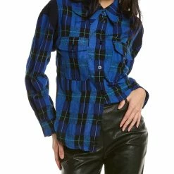 Deals ๐ฅ Stella McCartney Gwen Wool ๐ Shirt for ๐ฉ women ๐งจ