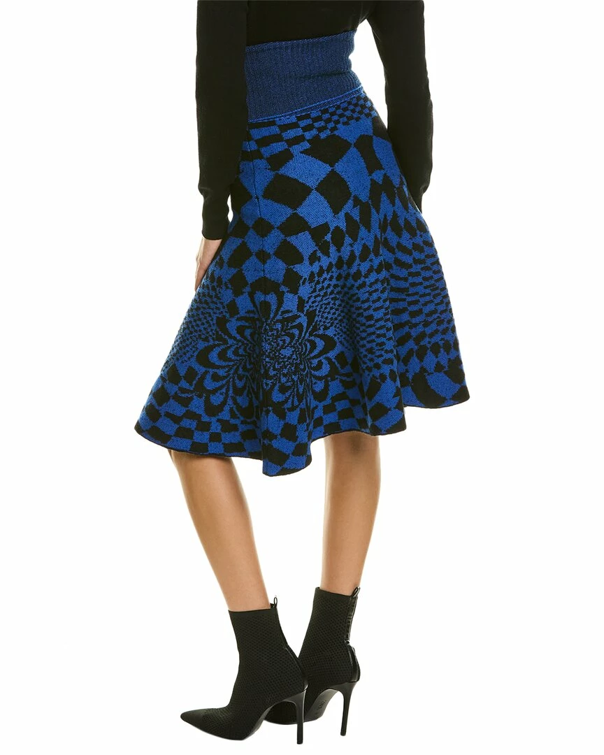 Outlet 😉 Stella McCartney Geometric Wool-Blend A-Line 👗 Skirt for 👩 women 👏 4 Outlet 😉 Stella McCartney Geometric Wool-Blend A-Line 👗 Skirt for 👩 women 👏 - Image 2