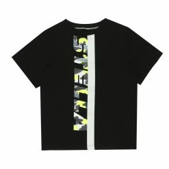 Promo โ Stella Mccartney Kids - Cotton Logo T-Shirt In Black Multi โค๏ธ