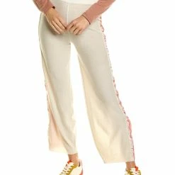 Top 10 🔥 Stella McCartney Monogram Silk-Trim Wool Trouser for 👩 women 🧨